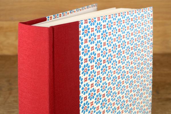 Fotoalbum "Resi" rot, klassisches Fotoalbum zum Einkleben